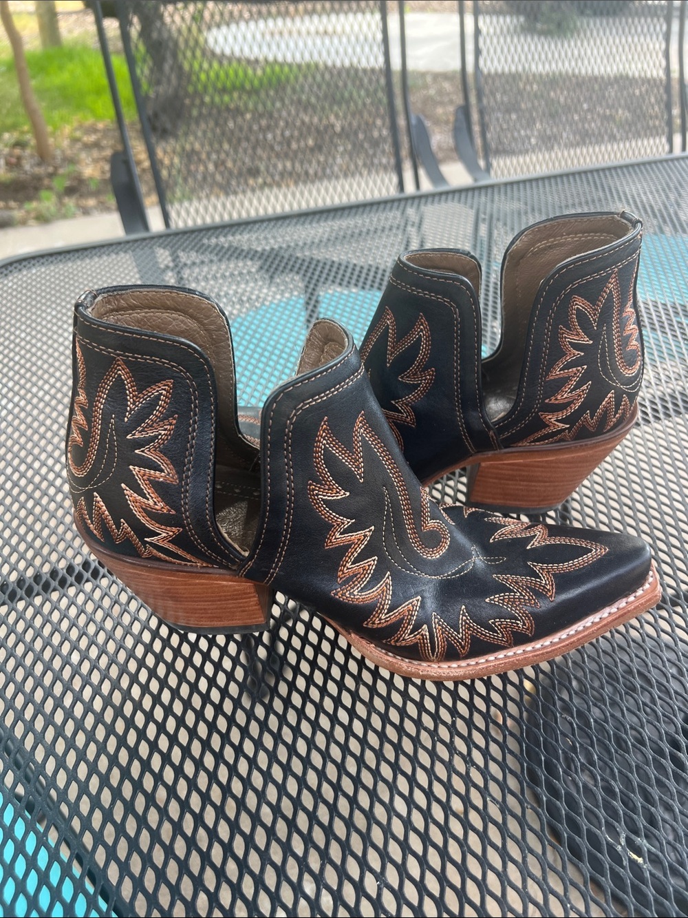 Cowboy ankle boots